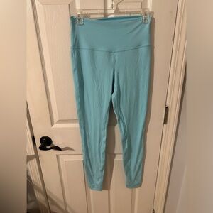 Lululemon Blue Wunder Train High-Rise 28’